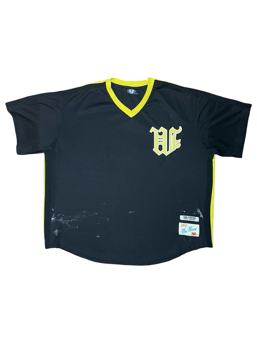 Vintage Wu Tang Clan Wu Wear Rap Hip Hop Pullover Baseball Jersey Tee Shirt